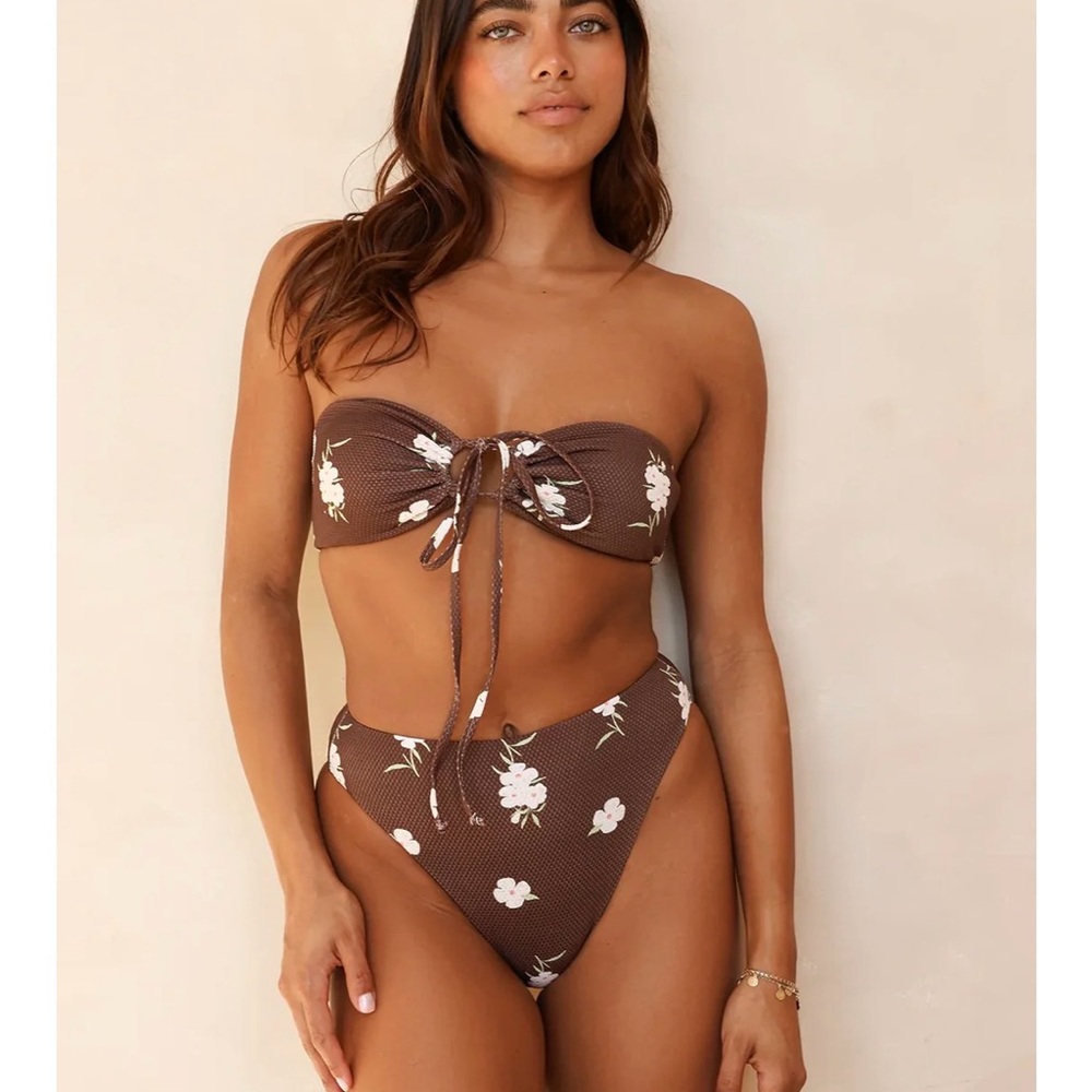 Dippin' Daisy's Chocolate Floral Bikini